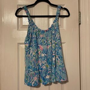 Lilly Pulitzer Vibrant Floral Tank Top